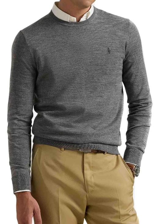  폴로 랄프로렌 스웨터 710946143002 Grey - POLO RALPH LAUREN
