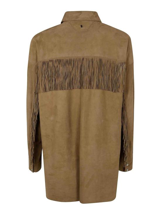  살바토레 산토로 가죽 자켓 48074DBEIGE Nude Neutrals - SALVATORE SANTORO