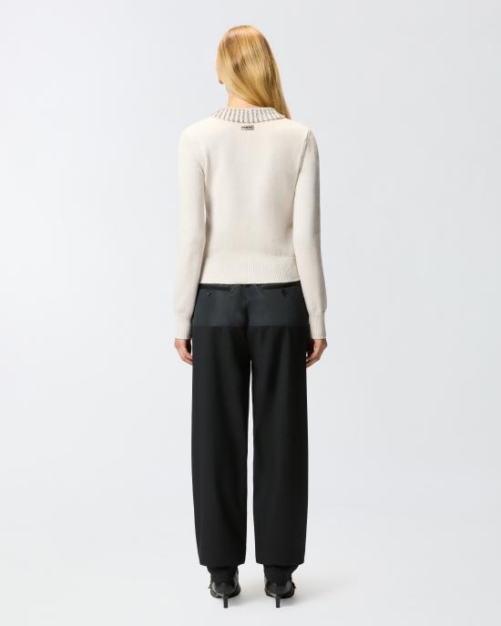 25FW 핑코 스웨터 105530A2S4 I23 Grigio nuvola argento - PINKO