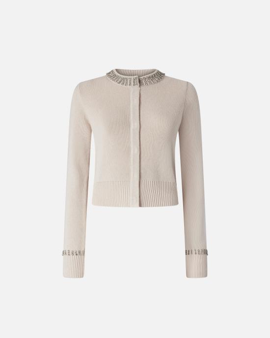 25FW 핑코 가디건 105686A2S4 I23 Grigio nuvola argento