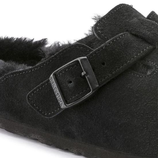 25FW 버켄스탁 뮬/슬리퍼 BOSTON SHEARLING 259883 BLACK Black - BIRKENSTOCK