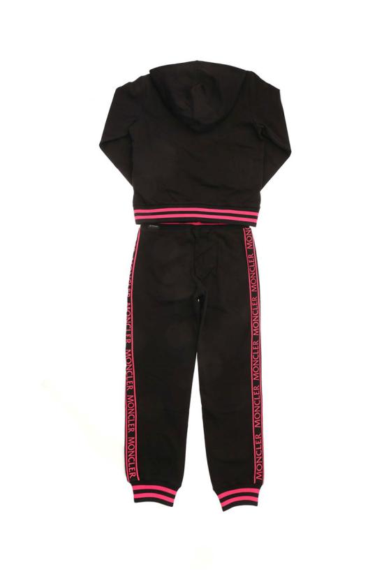 25FW [키즈] 몽클레어 스트레이트 팬츠 F29548M72010 809EH 999 Black - MONCLER