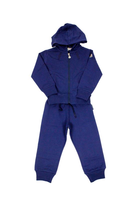 25FW [키즈] 몽클레어 팬츠 F19548M70210 809DQ 738 Blue