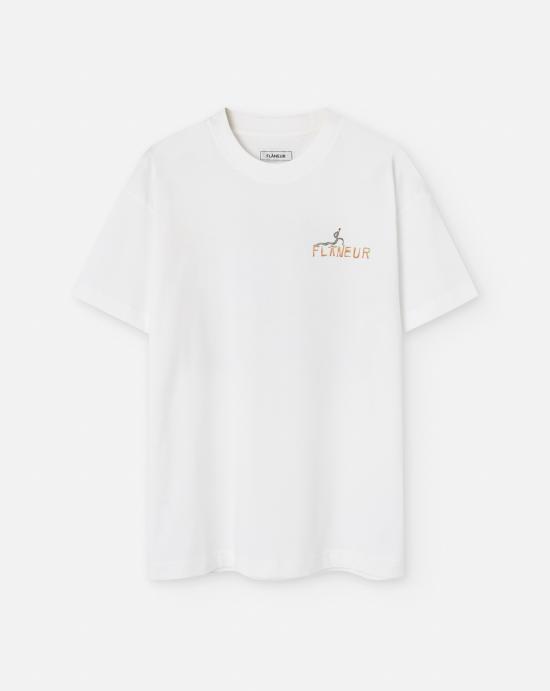 25FW 플라네르 반팔 티셔츠 FTSH082 051 White