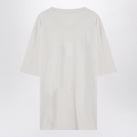 25SS 마르지엘라 자수 로고 티셔츠 S50GC0705S24567 103 WHITE - MAISON MARGIELA