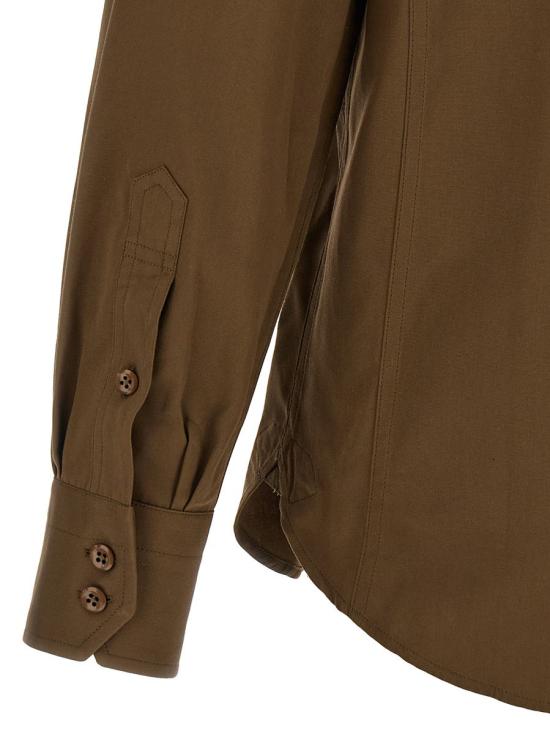  톰포드 긴팔 셔츠 HME009FMC238FG513 GREEN - TOMFORD