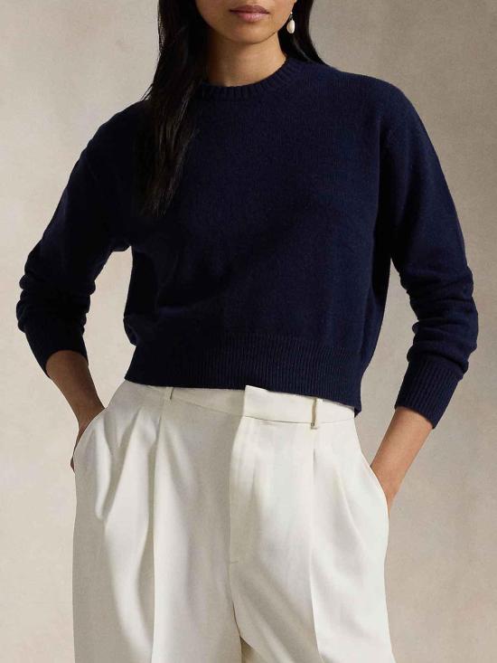 25FW 폴로 랄프로렌 스웨터 211914515004 Dark Blue - POLO RALPH LAUREN