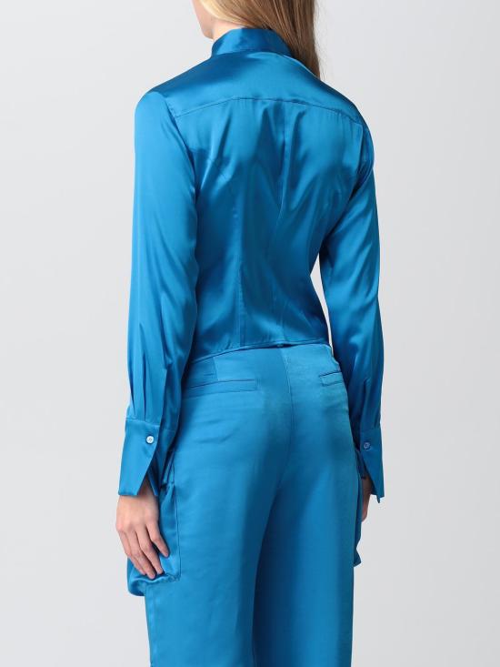 25FW 핑코 셔츠 100612ZR64 F71 Blue - PINKO