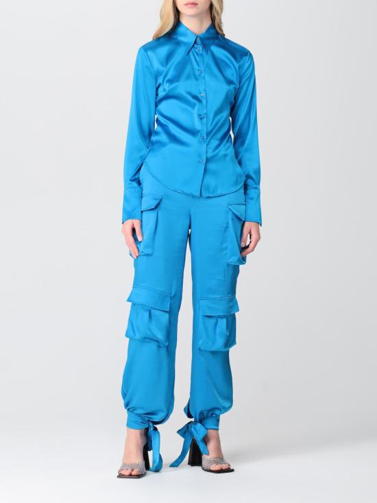 25FW 핑코 셔츠 100612ZR64 F71 Blue - PINKO