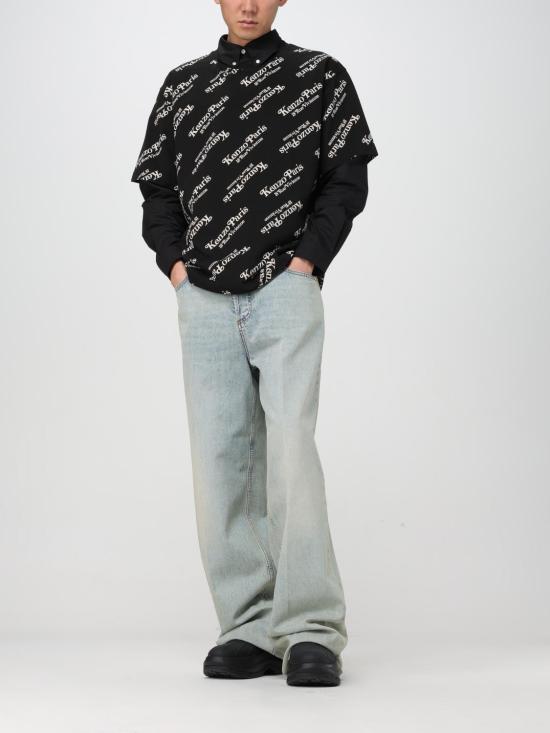  겐조 반팔 티셔츠 FE58TS0044SY 99J Black - KENZO