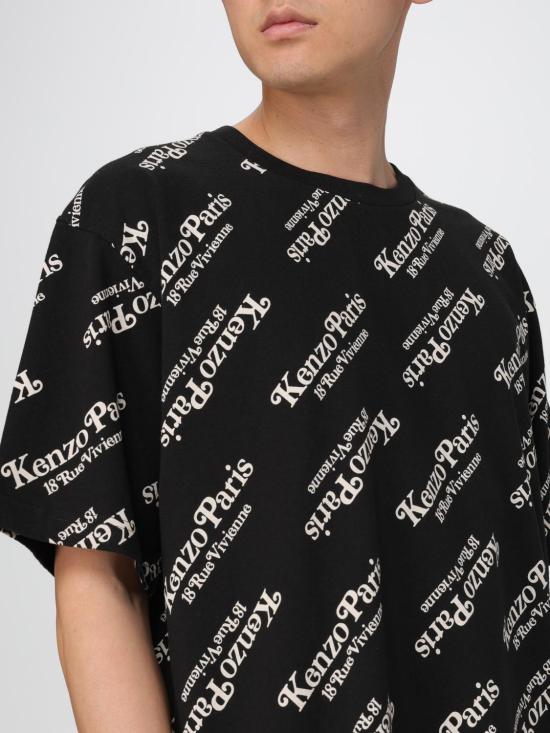  겐조 반팔 티셔츠 FE58TS0044SY 99J Black - KENZO