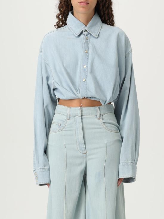 25SS 시모나 코르셀리니 셔츠 P25CPCAT0101 V0739 Blue