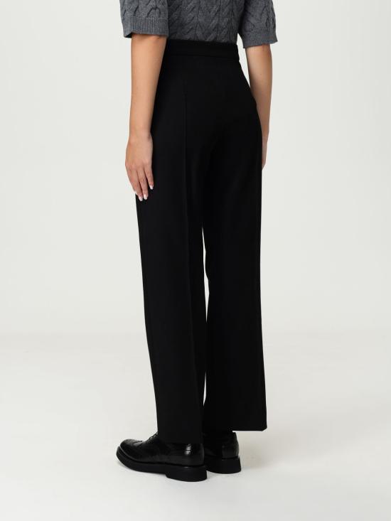 25FW 에스막스마라 스트레이트 팬츠 2529136071600 005 Black - 'S MAX MARA