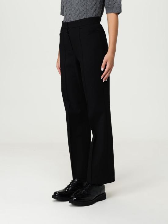 25FW 에스막스마라 스트레이트 팬츠 2529136071600 005 Black - 'S MAX MARA