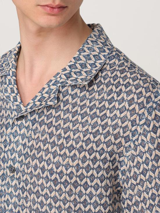 25SS 120 리노 반팔 셔츠 32ALIM19SC000G31432ALIM 100021 Blue - 120 LINO