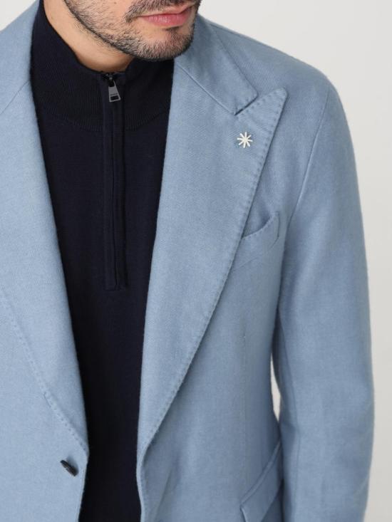  마뉴엘리츠 수트 자켓 3532G2748TW233650 80 Gnawed Blue - MANUEL RITZ