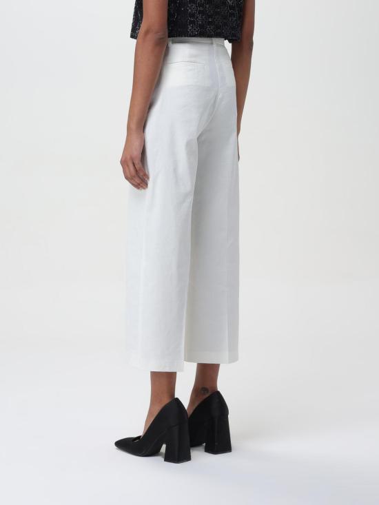 25FW 핑코 스트레이트 팬츠 103227A0IM Z07 White - PINKO