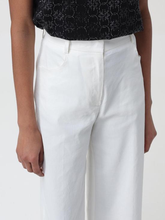 25FW 핑코 스트레이트 팬츠 103227A0IM Z07 White - PINKO