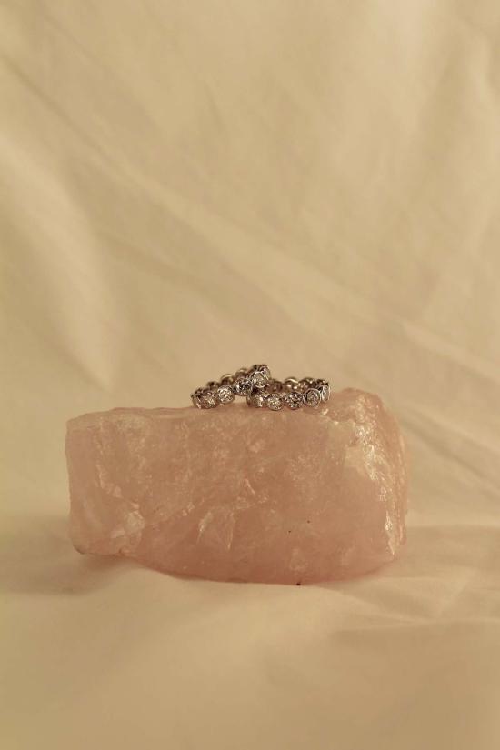  더 엔케이씨 스토어 반지 Nkc 스토어 모아사나이트 링 - The NKC Store