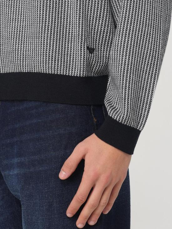 25FW 엠포리오 아르마니 터틀넥 6D1MXS1MKHZ F934 Blue - EMPORIO ARMANI