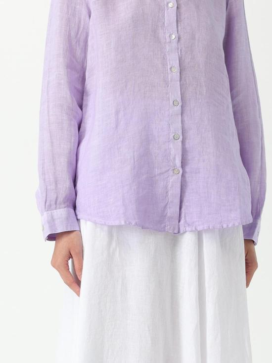 25SS 120 리노 셔츠 32ALIW1PJ4000B31732ALIW S00080 Lilac - 120 LINO