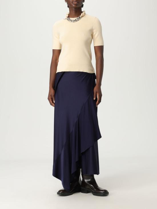 25FW 파코라반 반팔 티셔츠 25PMPU016ML0308 P255 Beige - PACO RABANNE