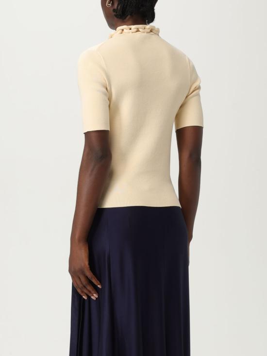 25FW 파코라반 반팔 티셔츠 25PMPU016ML0308 P255 Beige - PACO RABANNE