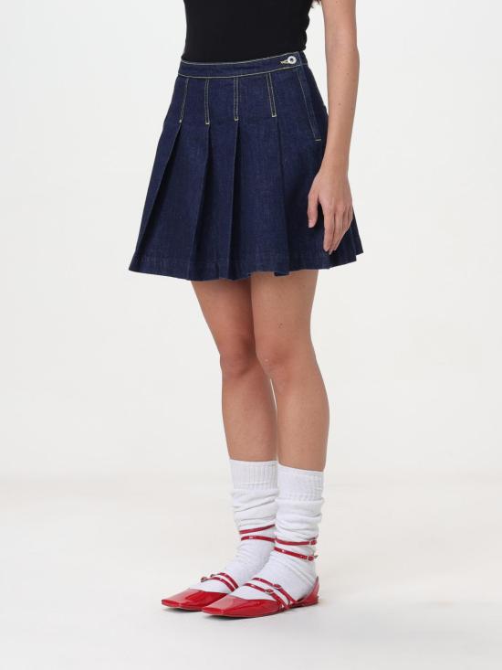  겐조 숏 스커트 FE52DJ2796B1 DM Denim - KENZO