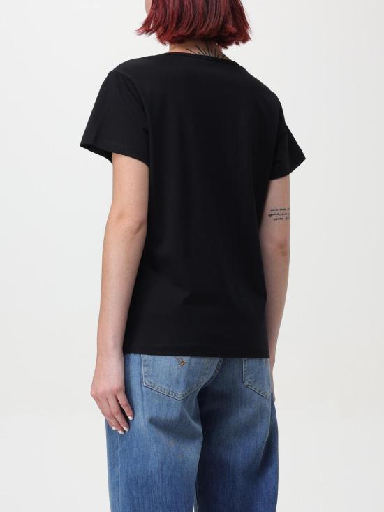 25FW 핑코 반팔 티셔츠 100372A24E Z99 Black - PINKO