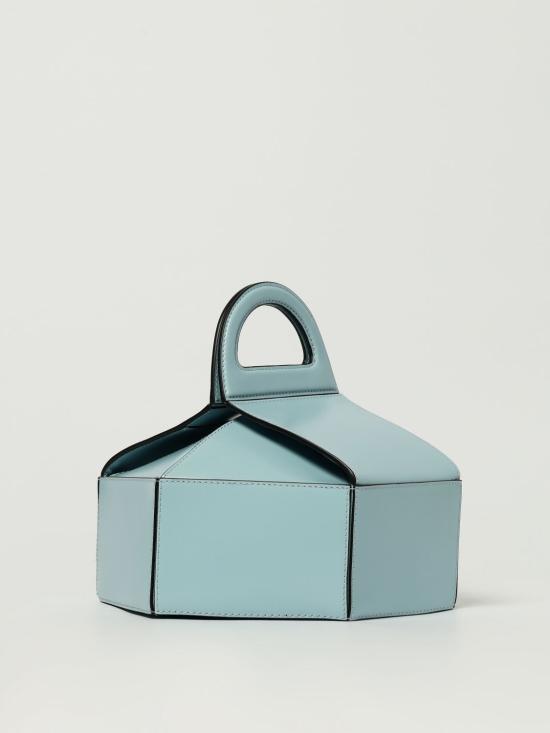 25FW 모스키노 토트백 MC4041PP1NOK3 700 Gnawed Blue - MOSCHINO