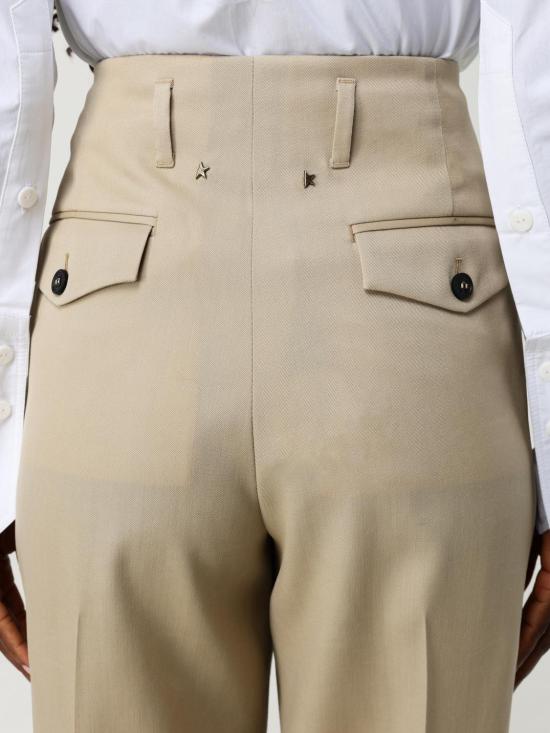 25FW 골든구스 스트레이트 팬츠 GWP01203P00117015272 Sand - GOLDEN GOOSE