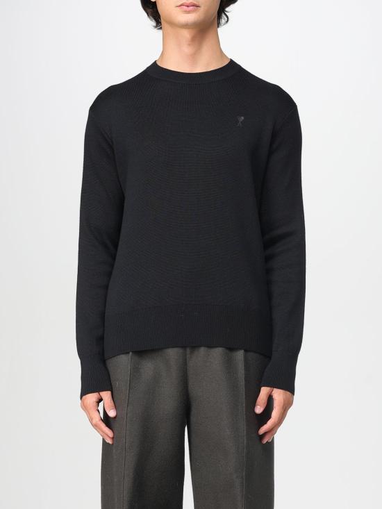 25FW 아미 ADC 크루넥 스웨터 HKS8260010 180 Black