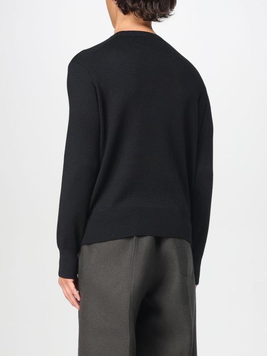 25FW 아미 ADC 크루넥 스웨터 HKS8260010 180 Black - AMI