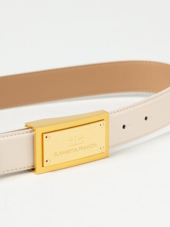 26SS 엘리자베타프랜치 레귤러 벨트 CT02S 193 Butter - ELISABETTA FRANCHI