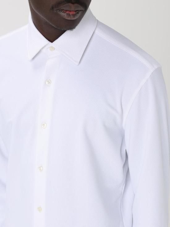  보스 긴팔 셔츠 50503111 100 White - BOSS