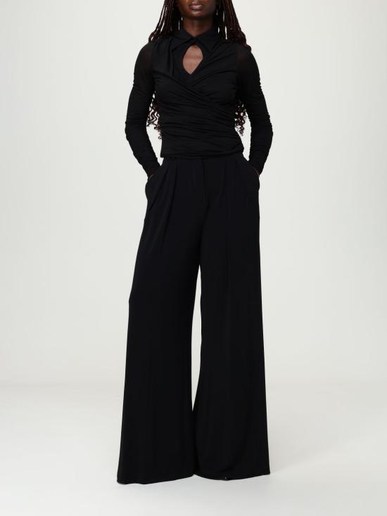 25FW 막스마라 긴팔 티셔츠 2521946088600 003 Black - MAX MARA