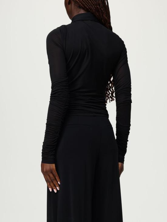 25FW 막스마라 긴팔 티셔츠 2521946088600 003 Black - MAX MARA