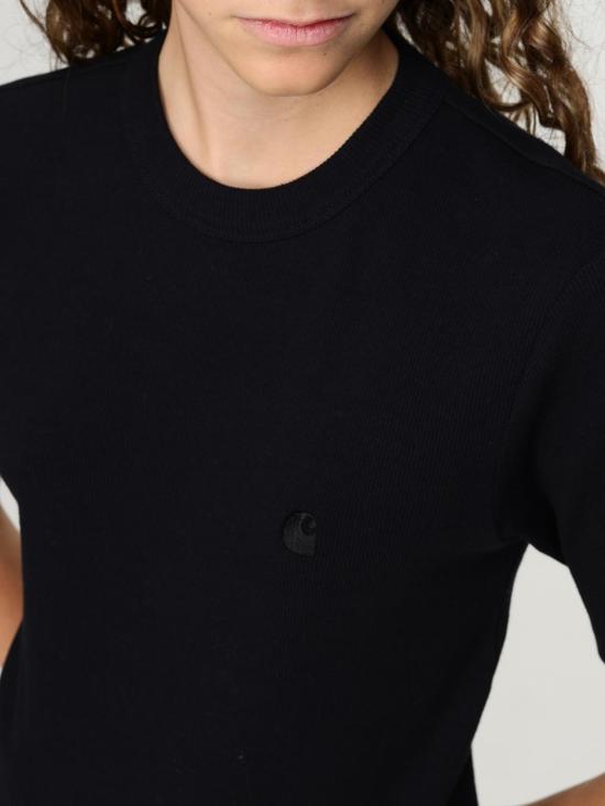 25FW 칼하트 WIP 반팔 티셔츠 I035471 89XX Black - CARHARTT WIP