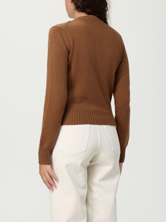 25FW 아미 ADC 캐시미어 가디건 FKC364005 216 Brown - AMI