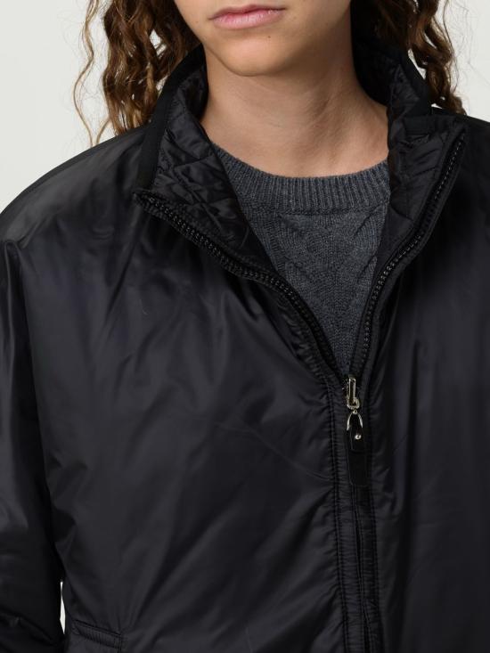 25FW 막스마라 더 큐브 DELFINA 델피나 발수 캔버스 리버시블 패디드 케이프 2529736034600 009 Black - MAXMARA THE CUBE