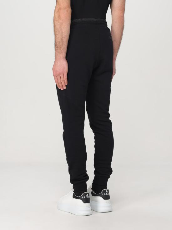 25FW 필립 플레인 트레이닝/조거 팬츠 SAECMJT2523PTE003N 02 Black - PHILIPP PLEIN
