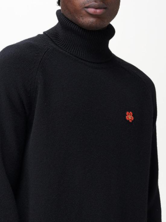 25FW 겐조 터틀넥 FD65PU4283LC 99J Black - KENZO