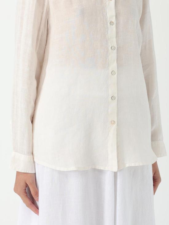 25SS 120 리노 블라우스 32ALIW1PJ4000B31732ALIW 000053 Milk - 120 LINO