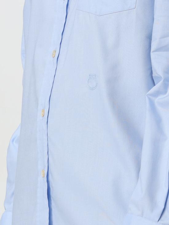 24FW 핑코 셔츠 103708A1Y0 G52 Blue - PINKO