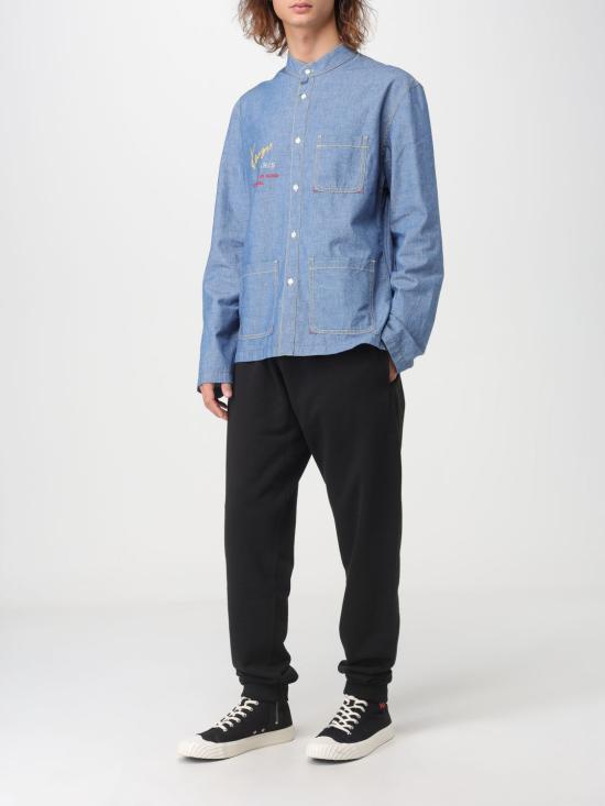  겐조 팬츠 FC65PA7934MF 99J Black - KENZO