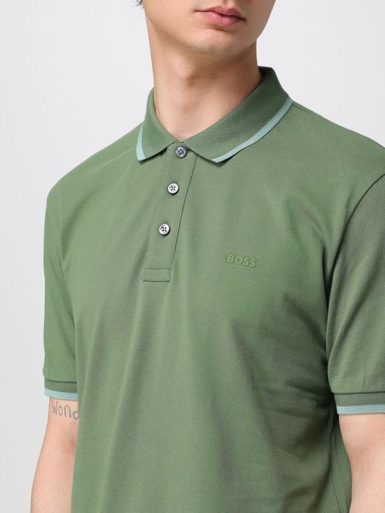 25FW 보스 폴로 티셔츠 50494697 381 Green - BOSS