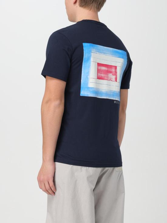 25FW 울리치 반팔 티셔츠 CFWOTE0122MRUT2926 3989 Blue - WOOLRICH