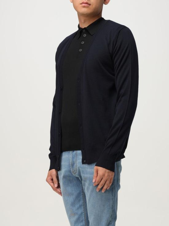 25FW 엠포리오 아르마니 스웨터 8N1E211M67Z 0922 Navy - EMPORIO ARMANI