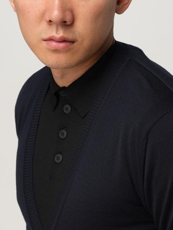 25FW 엠포리오 아르마니 스웨터 8N1E211M67Z 0922 Navy - EMPORIO ARMANI