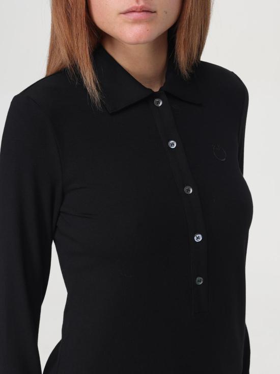 24FW 핑코 긴팔 티셔츠 104166A1DE Z99 Black - PINKO